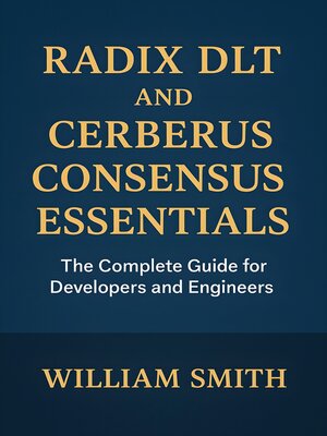 cover image of Radix DLT and Cerberus Consensus Essentials